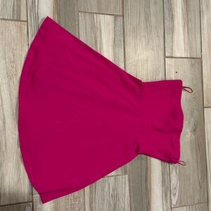 Express magenta Pink Strapless Dress